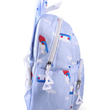 GRAVITY KNIFE PRINT BACKPACK - DARK BLUE