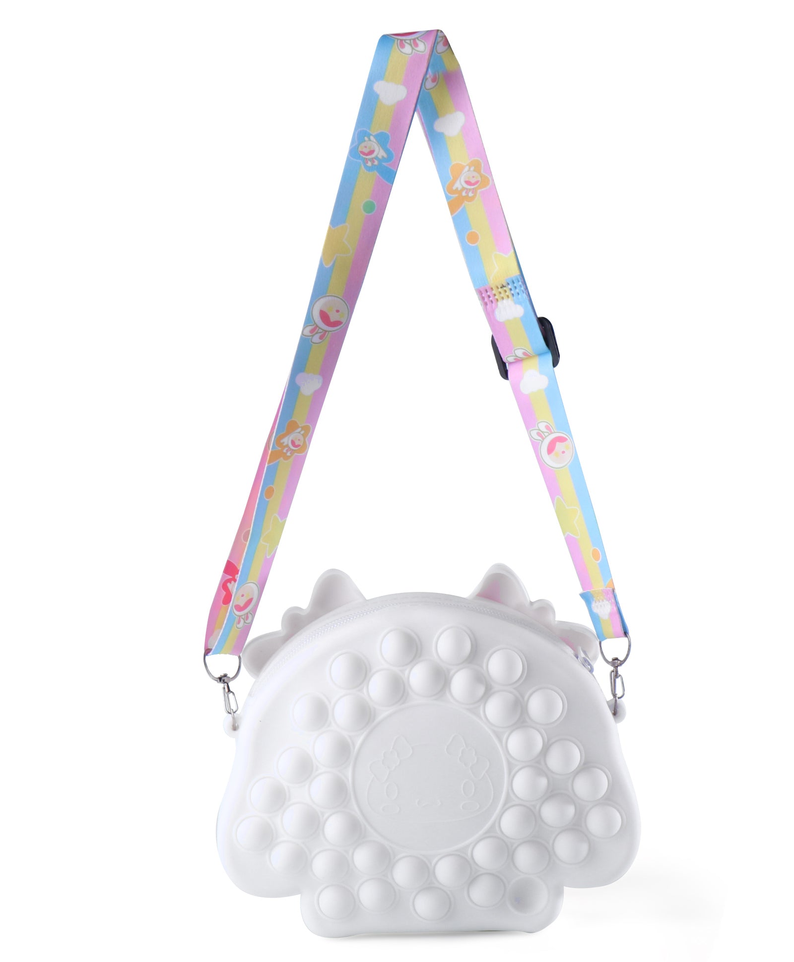 CINNAMOROLL SILICON SLING BAG - WHITE & PINK