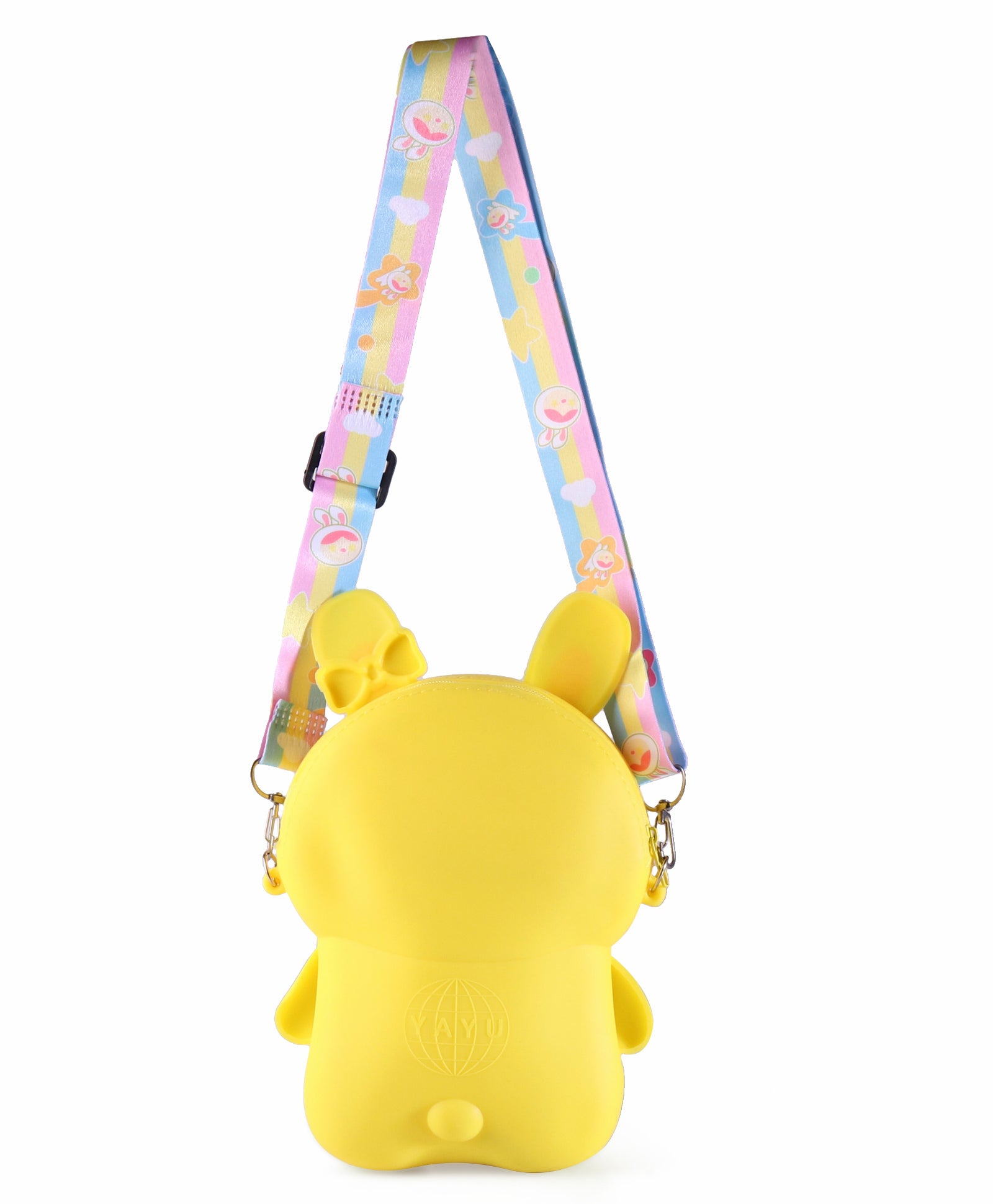 DOLL SILICON SLING BAG - YELLOW