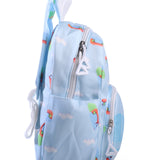 GRAVITY KNIFE PRINT BACKPACK - LIGHT BLUE