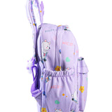 BEAR PRINT BACKPACK - PURPLE