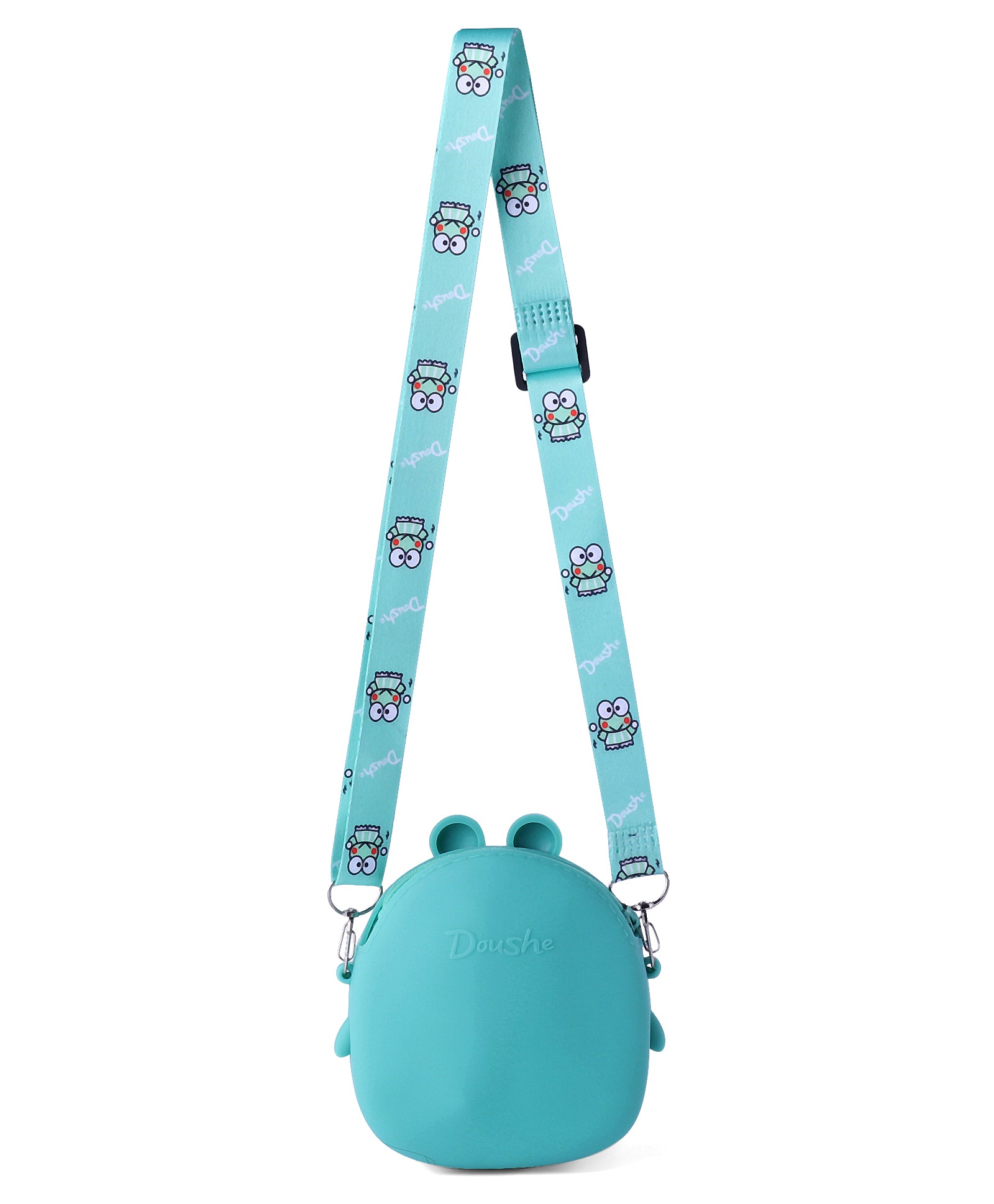 FROGGY SLING SILICON BAG - GREEN & WHITE