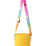 TIK-TOK PATCH SILICON SLING BAG - YELLOW