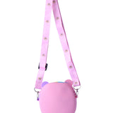 BEAR & HEART SILICON SLING BAG - MULTI-COLOUR