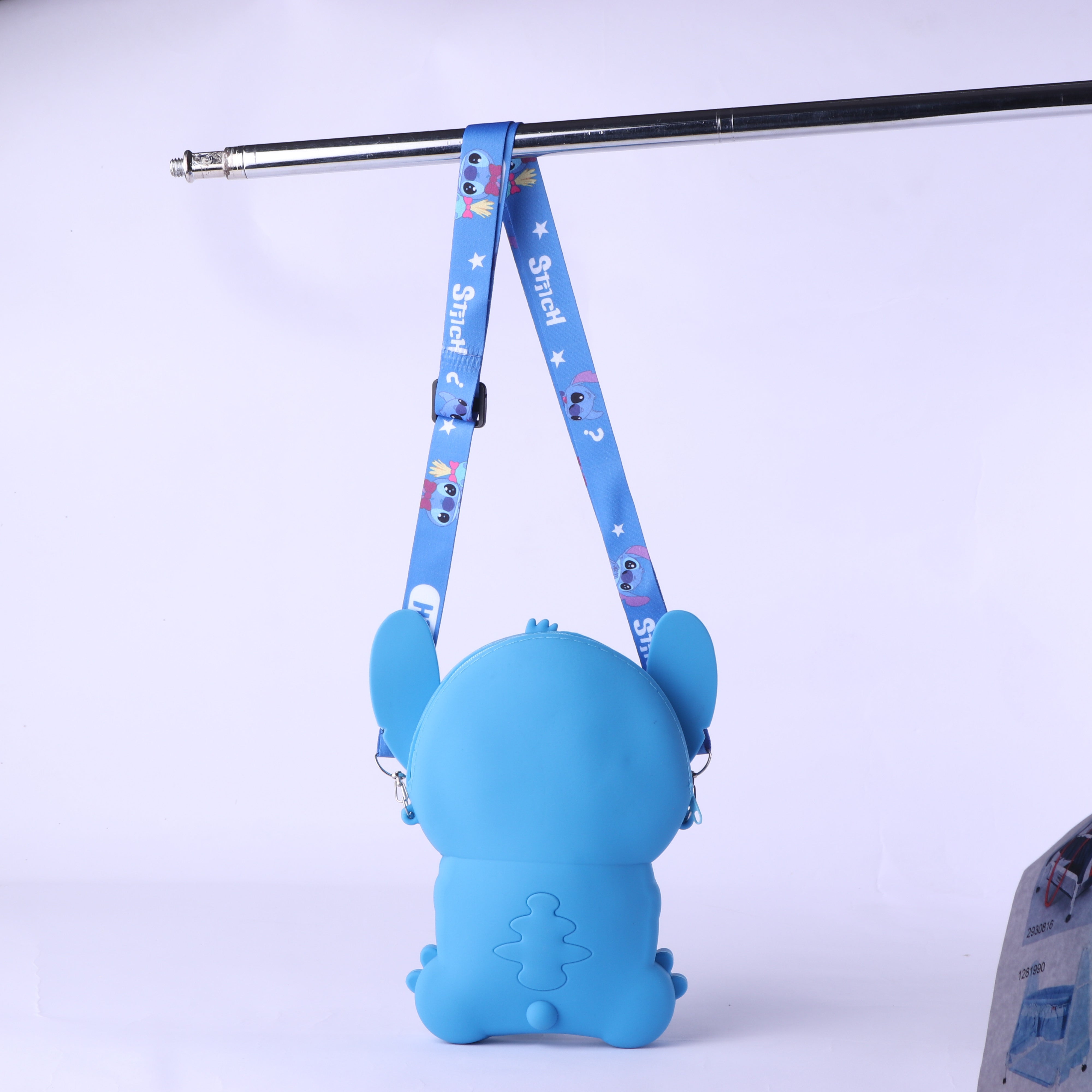 STITCH SILICONE SLING BAG - BLUE