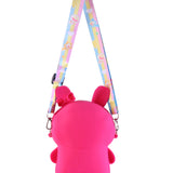 DOLL SILICON SLING BAG - DARK PINK