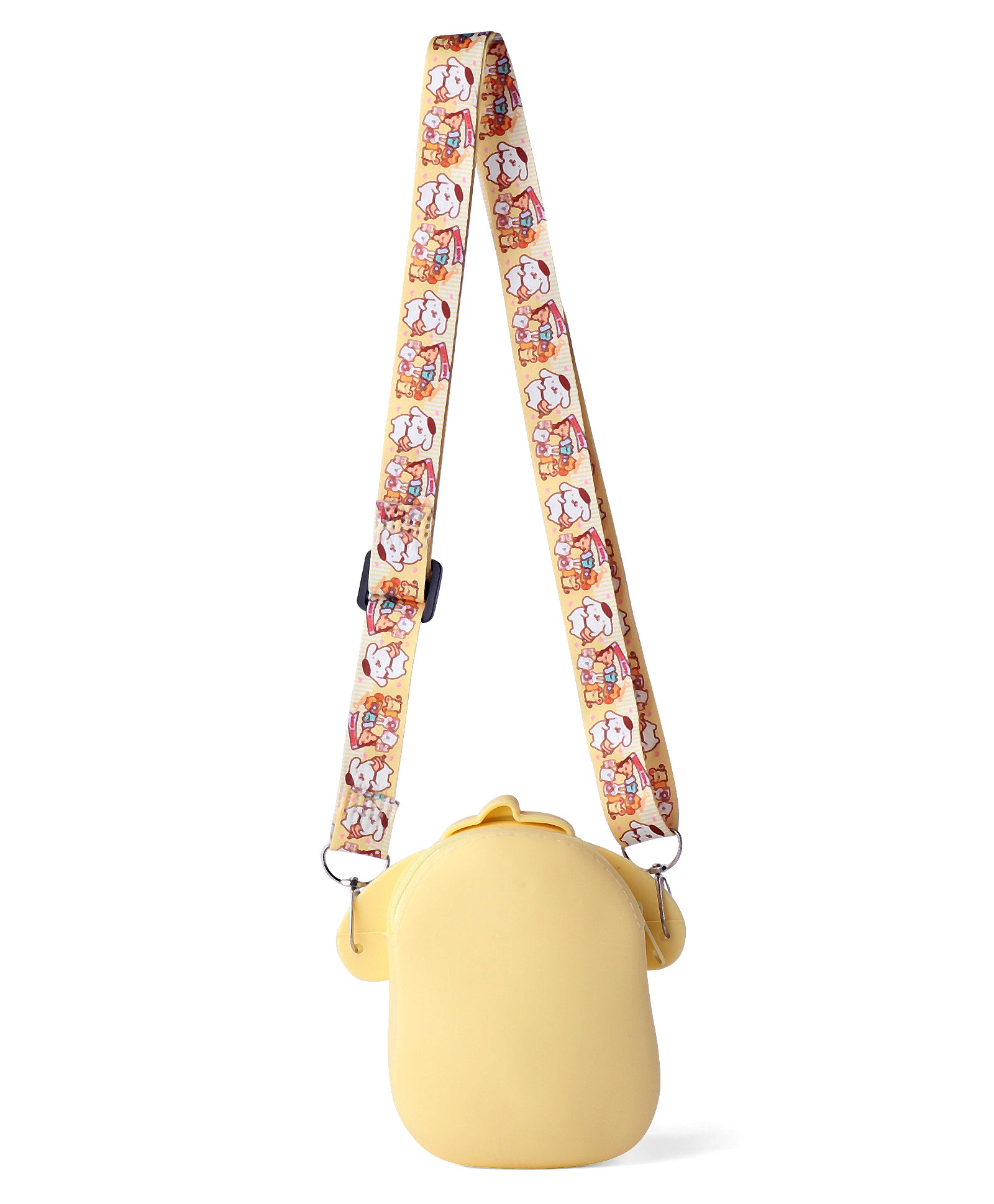 POMPOMPURIN SILICON SLING BAG - YELLOW