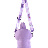 BUNNY RABBIT SILICON SLING BAG - PURPLE
