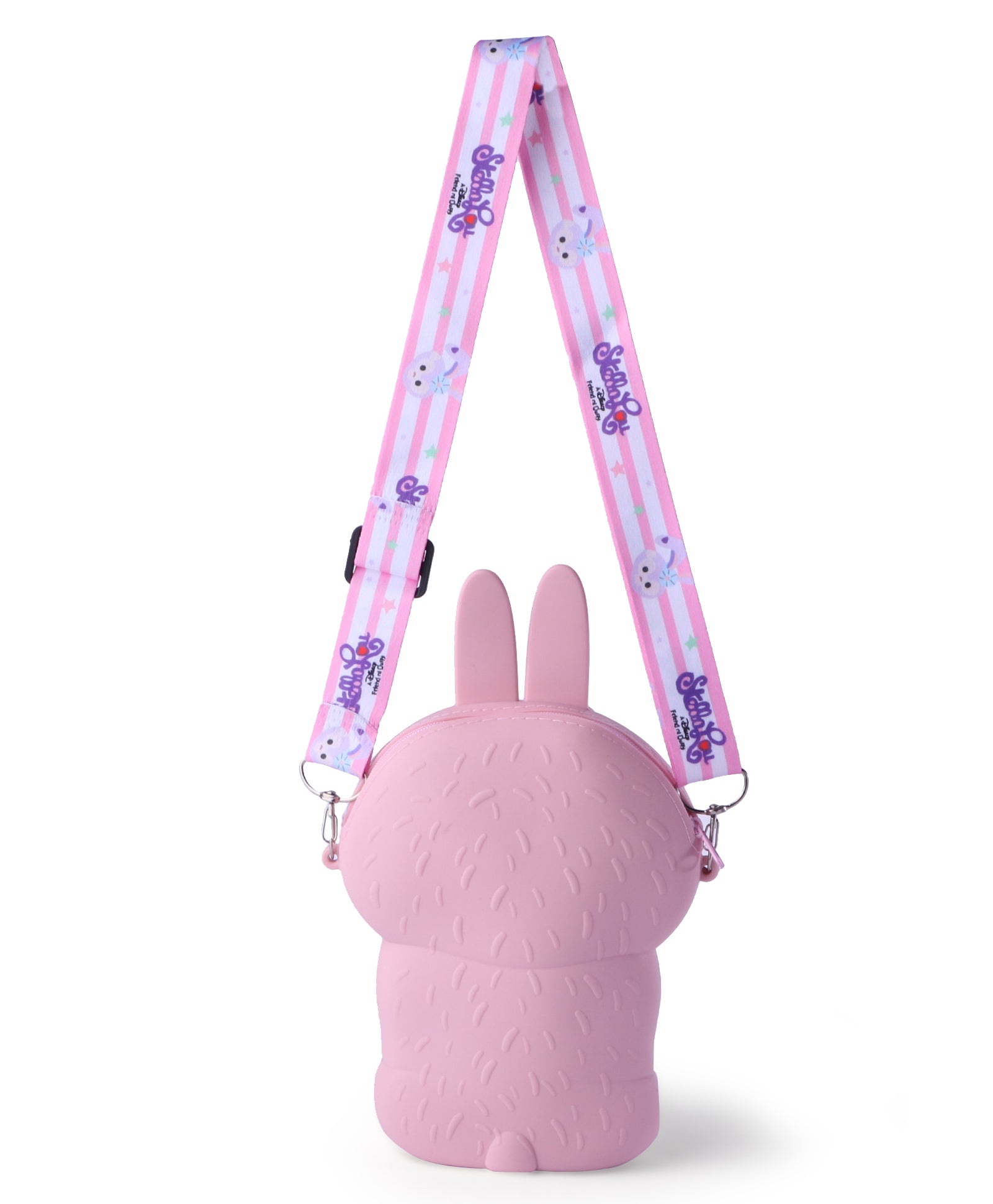 BUNNY RABBIT SILICON SLING BAG - PINK