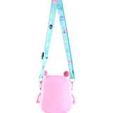 BETTY SMILE SILICON SLING BAG - PINK