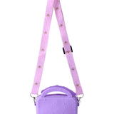 CARTOON DESIGN SILICON SLING BAG - PURPLE