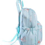 RABBIT PRINT BACKPACK - SEA GREEN