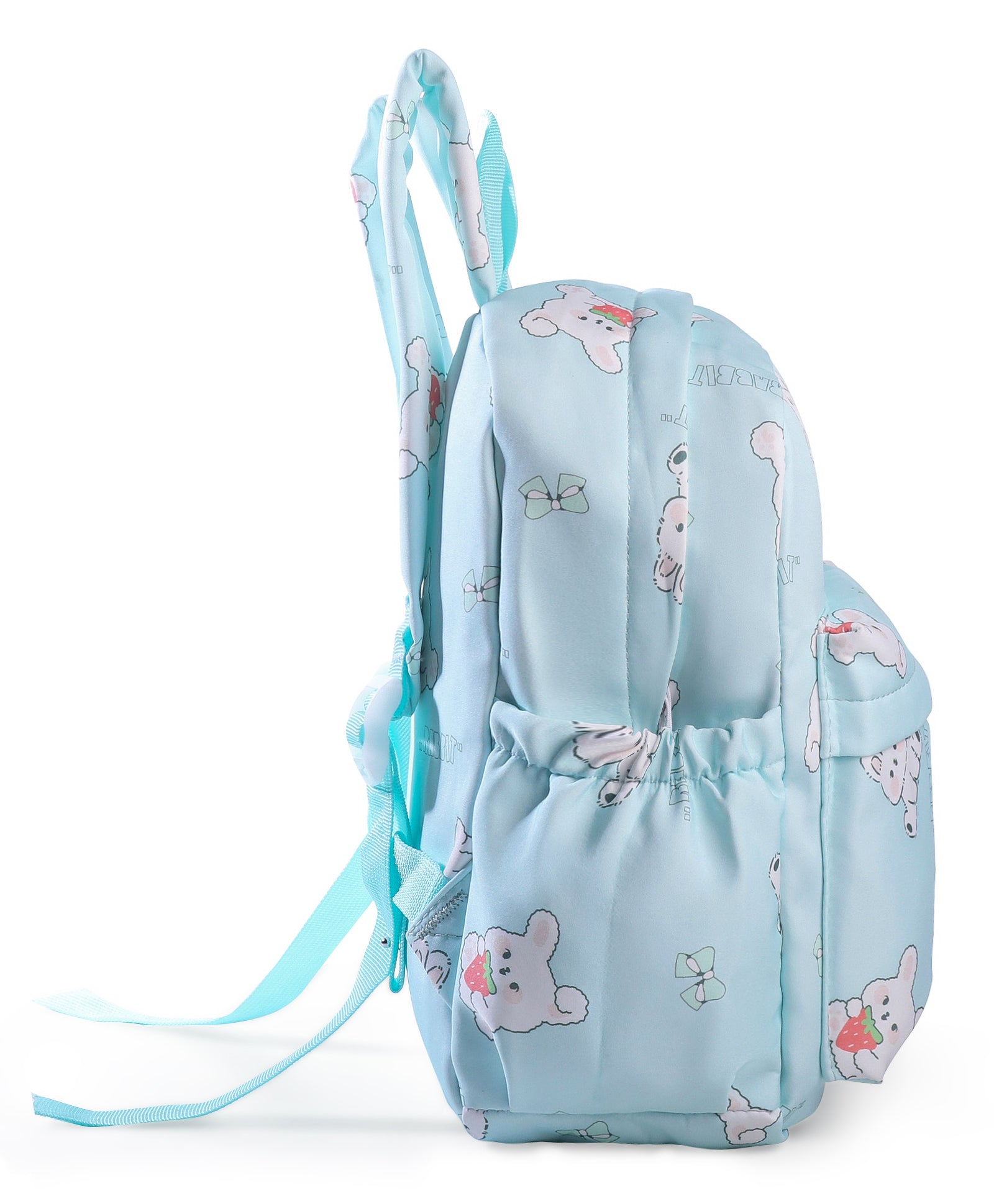 RABBIT PRINT BACKPACK - SEA GREEN