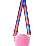 SPACE THEME SILICON SLING BAG - PINK