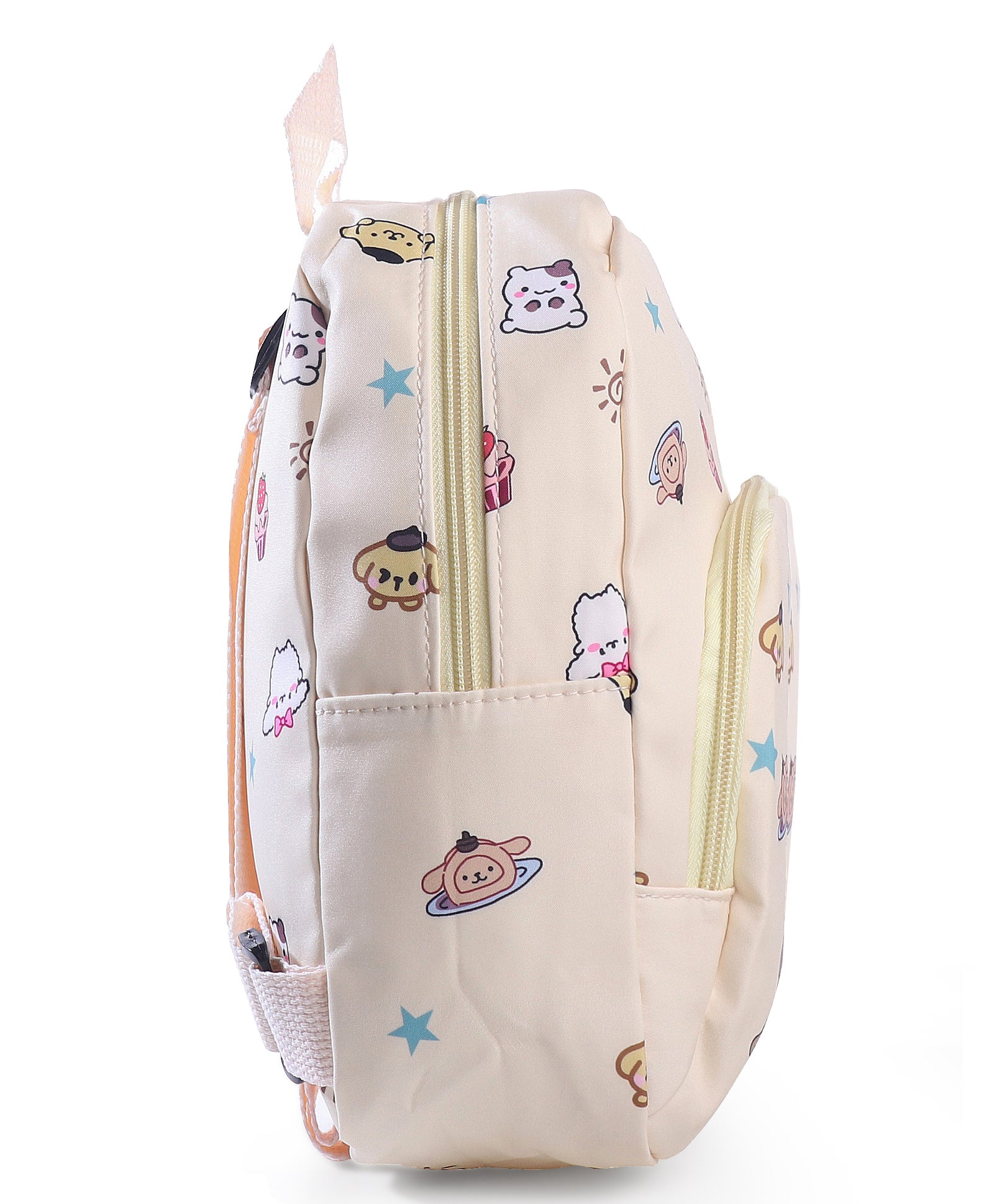 POMPOMPURIN PRINT BACKPACK - BEIGE