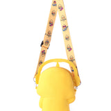 DUCK POPIT STYLE SILICON SLING BAG - YELLOW