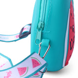 WATERMELON SILICON SLING BAG - RED & GREEN