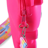 KUROMI SILICON SLING BAG -DARK PINK