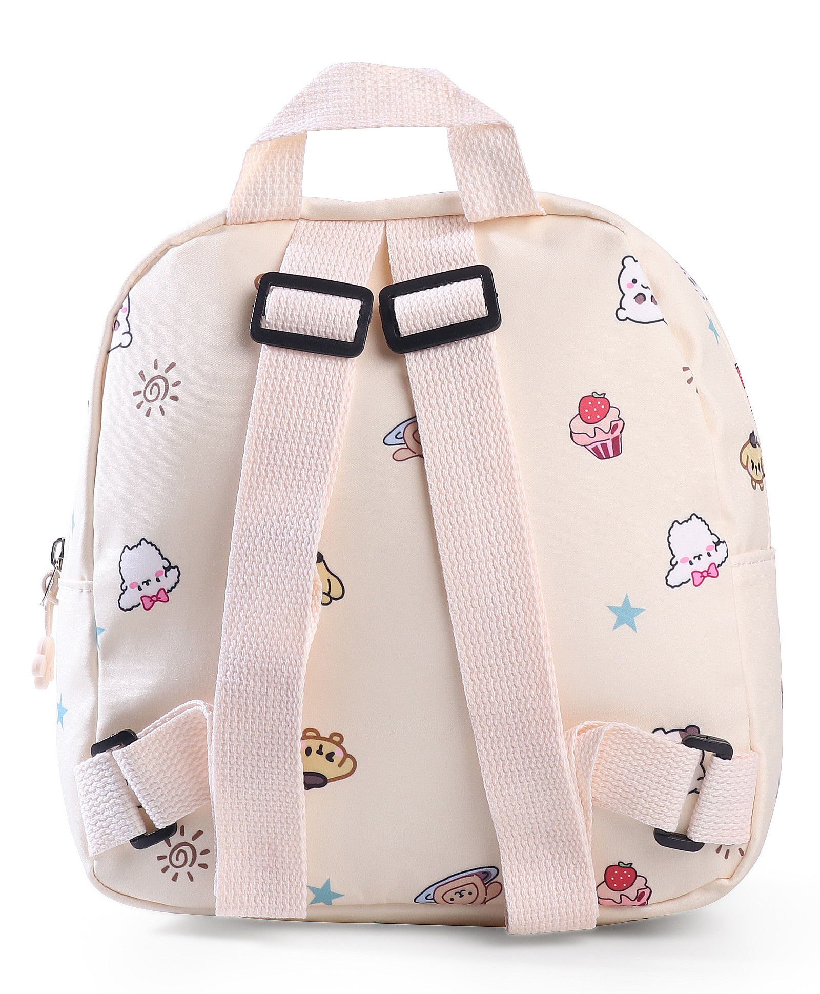 POMPOMPURIN PRINT BACKPACK - BEIGE