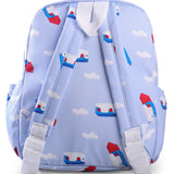 GRAVITY KNIFE PRINT BACKPACK - DARK BLUE