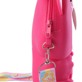 FUNNY BEAR SILICON SLING BAG - DARK PINK