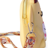 POMPOMPURIN SILICON SLING BAG - YELLOW