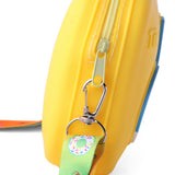 TIK-TOK PATCH SILICON SLING BAG - YELLOW
