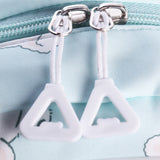 RABBIT PRINT BACKPACK - SEA GREEN