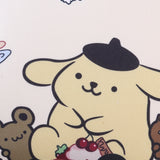 POMPOMPURIN PRINT BACKPACK - BEIGE