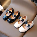 Solid Color Bow Applique Detailed Mary Jane - White