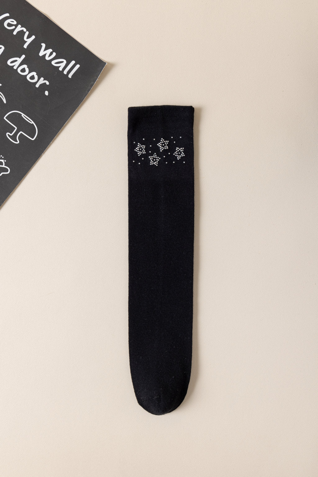 BEADED STAR DESIGN KNEE LENGTH SOCKS