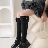 BOW & BEADS DESIGN KNEE LENGTH SOCKS