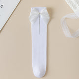 BOW & BEADS DESIGN KNEE LENGTH SOCKS