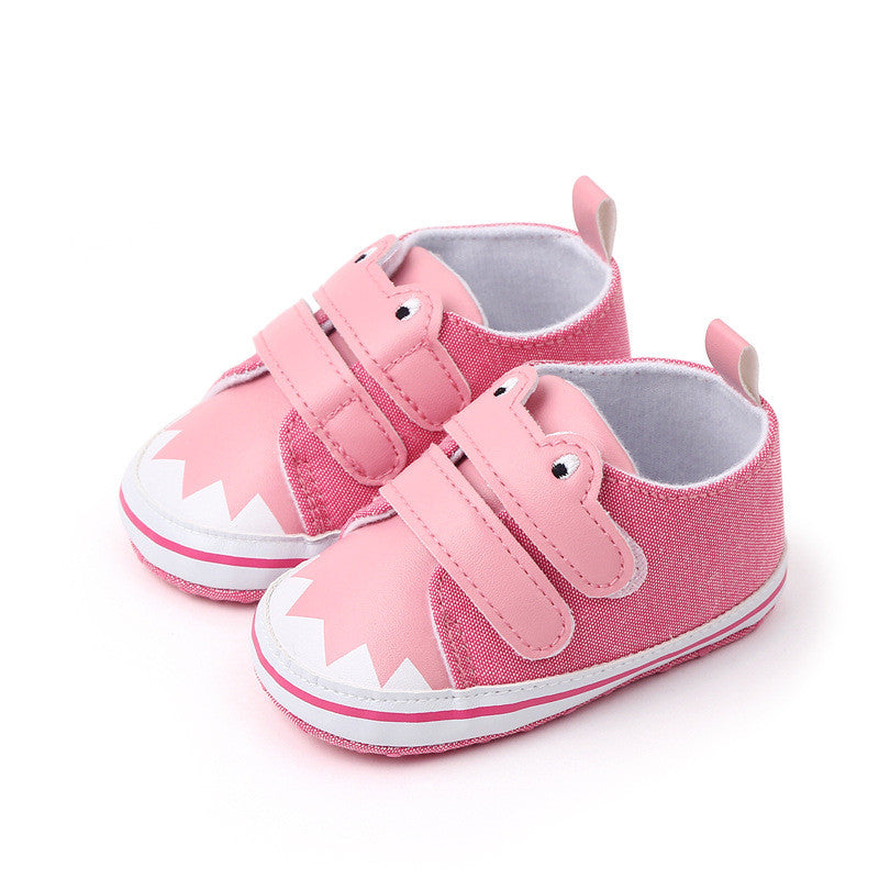 PACMAN DOUBLE VELCRO CLOSURE BOOTIES - PINK